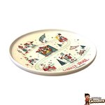Disney - Mickey et ses amis : Assiette de Noël en grès