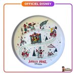 Disney - Mickey et ses amis : Assiette de Noël en grès