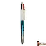 Disney - Mickey Mouse : Stylo BIC 4 couleurs métallisé