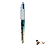 Disney - Mickey Mouse : Stylo BIC 4 couleurs métallisé