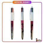 Disney - Minnie Mouse : Stylo BIC 4 couleurs métallisé
