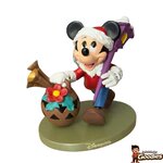 Disney - Mickey Mouse : Figurine de Noël avec lampadaire