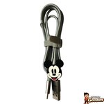 Disney - Mickey Mouse : Câble USB-A vers USB-C tressé