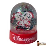 Disney - Noël : Boule à neige Mickey, Minnie et Stitch