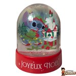 Disney - Noël : Boule à neige Mickey, Minnie et Stitch