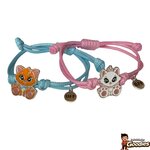 Disney - Les Aristochats : Set de 2 bracelets BFF Marie et Toulouse