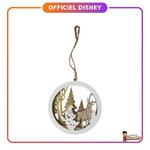 Disney - La Reine des Neiges : Ornement de Noël Olaf et Sven en bois