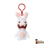 Les Lapins Crétins : Porte-clé Peluche Bouche Ouverte 10 cm