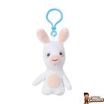 Les Lapins Crétins : Porte-clé Peluche Bouche Fermée 10 cm