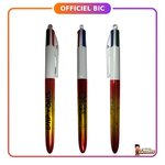 Disney - Tic et Tac : Stylo BIC 4 couleurs métallisé
