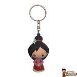 Disney - Mulan : Porte-clé Mulan tenue rose