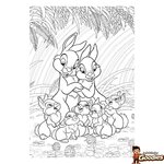 Disney - Art thérapie : Mini-bloc de coloriages En famille
