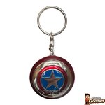 Marvel - Captain America : Porte-clé bouclier métal