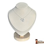 Disney - Mickey Mouse : Collier initiale lettre C et tête de Mickey strass