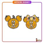Disney - Mickey et Minnie : Lot de 2 pin's citrouilles Halloween 2026