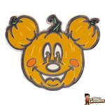 Disney - Mickey et Minnie : Lot de 2 pins citrouilles Halloween 2026