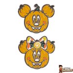 Disney - Mickey et Minnie : Lot de 2 pins citrouilles Halloween 2026