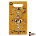 Disney - Mickey et Minnie : Lot de 2 pins citrouilles Halloween 2026