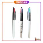 BIC - Puy du Fou : Stylo 4 couleurs argenté