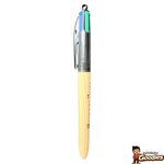 BIC - Puy du Fou : Stylo 4 couleurs effet bois clair