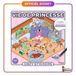 Hachette Heroes - Disney : Cozy Stickers Vie de princesse avec pince