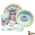 Disney - Lilo et Stitch : Set repas enfant 6 pièces Stitch et Angel