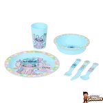 Disney - Lilo et Stitch : Set repas enfant 6 pièces Stitch et Angel