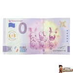 Billet Touristique - Euro souvenir : Futuroscope "Lapins Crétins, les trois lapins"