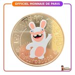Futuroscope - Lapins Crétins : Médaille Monnaie de Paris en couleur