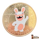 Futuroscope - Lapins Crétins : Médaille Monnaie de Paris en couleur