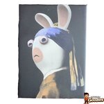 Ubisoft - Les lapins crétins : Magnet "La Jeune Fille à la perle"