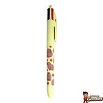 BIC - Capybara : Stylo 4 couleurs décor automne
