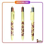 BIC - Capybara : Stylo 4 couleurs décor automne