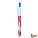 Astérix : Stylo BIC 4 couleurs Astérix et Obélix corps rouge