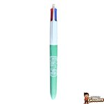Astérix : Stylo BIC 4 couleurs Parc Astérix effet bois