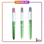 Arc de Triomphe : Stylo BIC 4 couleurs vert métallisé