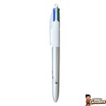 Paris : Stylo BIC 4 couleurs Tour Eiffel argent métallisé