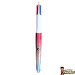 Paris : Stylo BIC 4 couleurs Tour Eiffel chromé tricolore