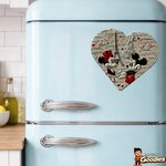 Disney - Mickey Mouse : Magnet coeur "Paris"