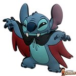 Disney - Lilo et Stitch : Magnet vampire PVC