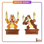 Disney - Phantom Manor : Lot de 2 pin's Tic et Tac porte-chandelles