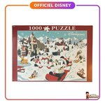 Disney - Mickey Mouse : Puzzle 1000 pièces Noël à la neige