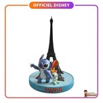 Disney - Lilo et Stitch : Figurine Stitch et Souillon devant la Tour Eiffel