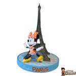 Disney - Minnie Mouse : Figurine Minnie devant la Tour Eiffel
