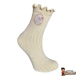 Disney - Clochette : Chaussettes Fée Clochette médaillon fleuri