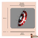 Marvel - Captain America : Tapis de souris Bouclier