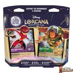 Disney Lorcana - Contrées Inconnues : Coffret de démarrage 2 joueurs Mme Indestructible et Buzz lÉclair