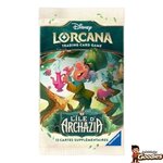 Disney Lorcana - Chapitre 7 Lîle dArchazia : Booster de 12 cartes supplémentaires (Français)