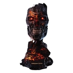 T800 Buste Mask 1:1 Battle damaged Art statuette Terminator 2 résine Pure Arts édition limitée 45cm