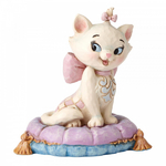 DISNEY TRADITIONS - MARIE ON PILLOW - FIGURINE '7X6X7'
